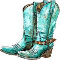 Western Christmas Decal 24