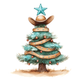 Western Christmas Decal 20