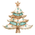 Western Christmas Decal 11