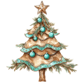 Western Christmas Decal 10