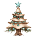Western Christmas Decal 9