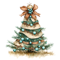 Western Christmas Decal 8
