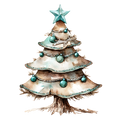 Western Christmas Decal 19