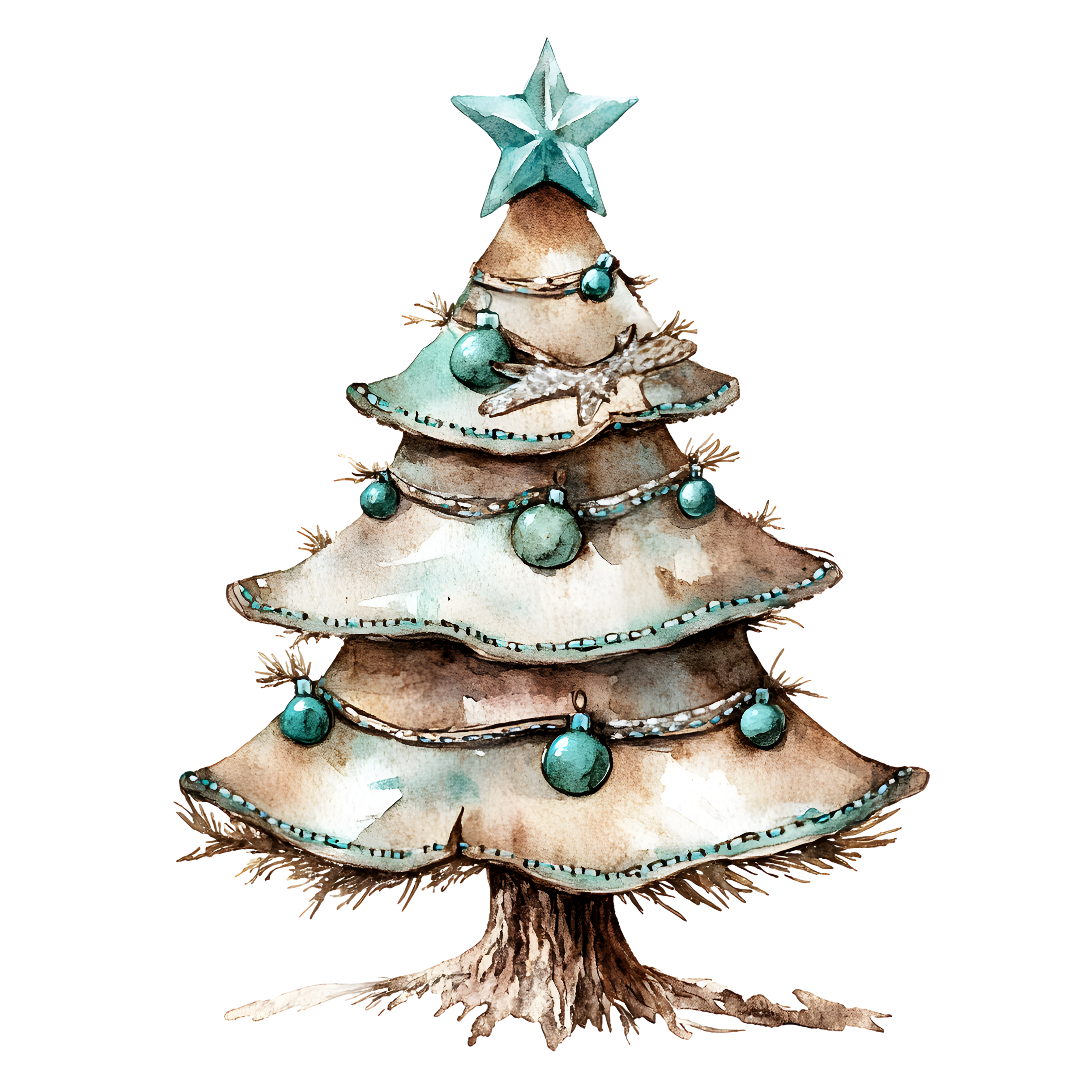 Western Christmas Decal 19