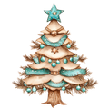 Western Christmas Decal 14