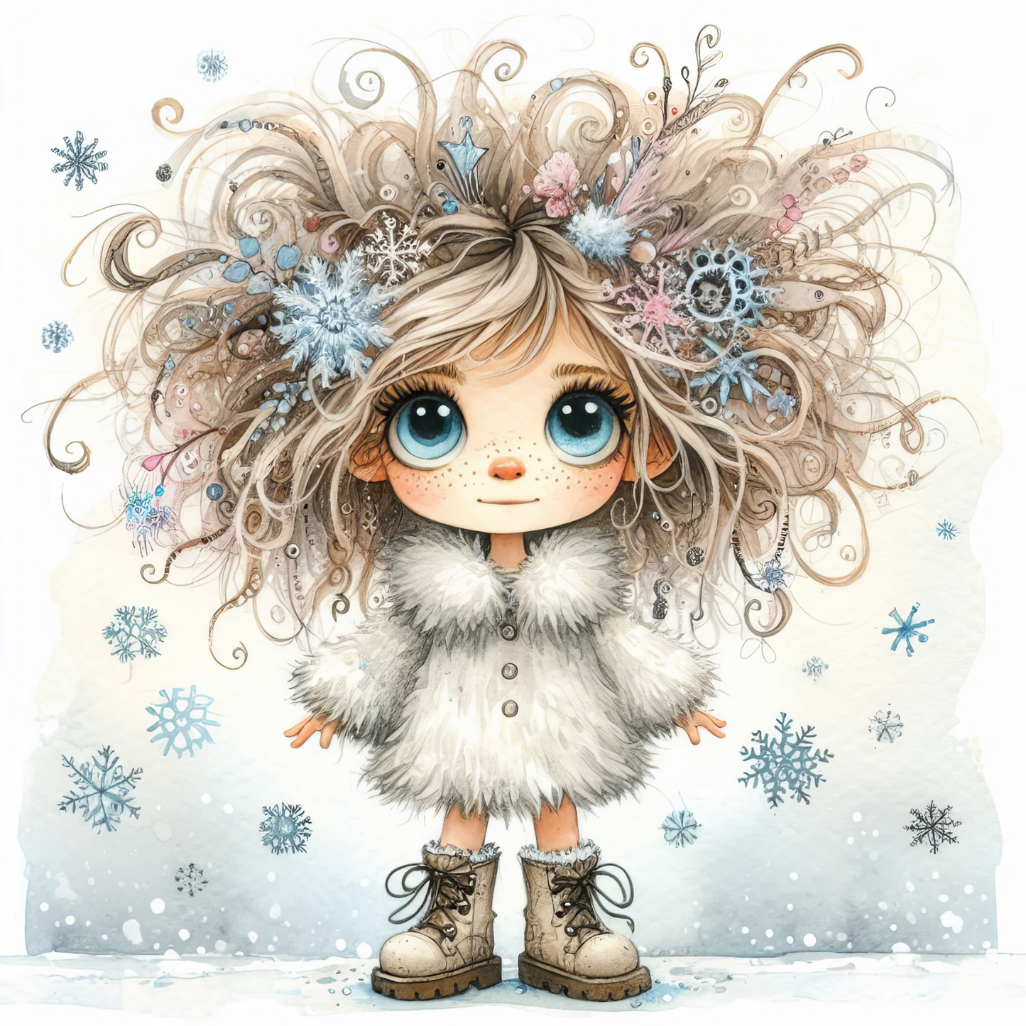 Whimsy Winter Girl Collection