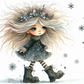 Whimsy Winter Girl Collection