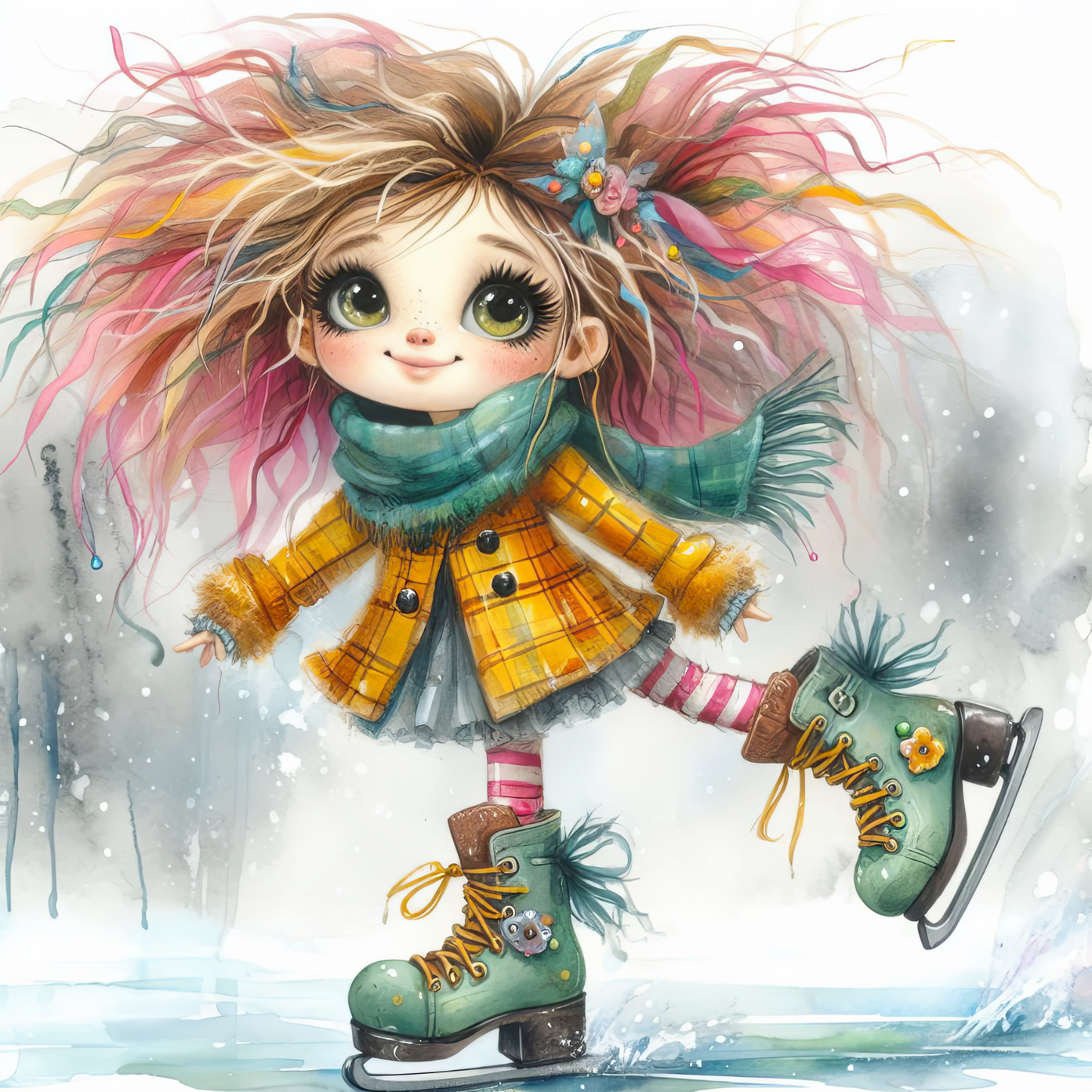 Whimsy Winter Girl Collection