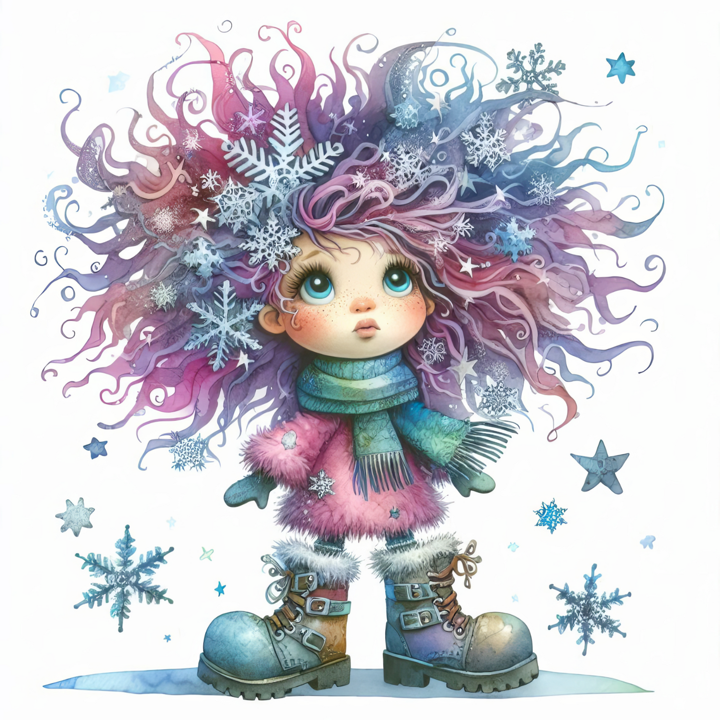 Whimsy Winter Girl Collection