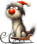 Whimsical Dog 1 -Dog 4