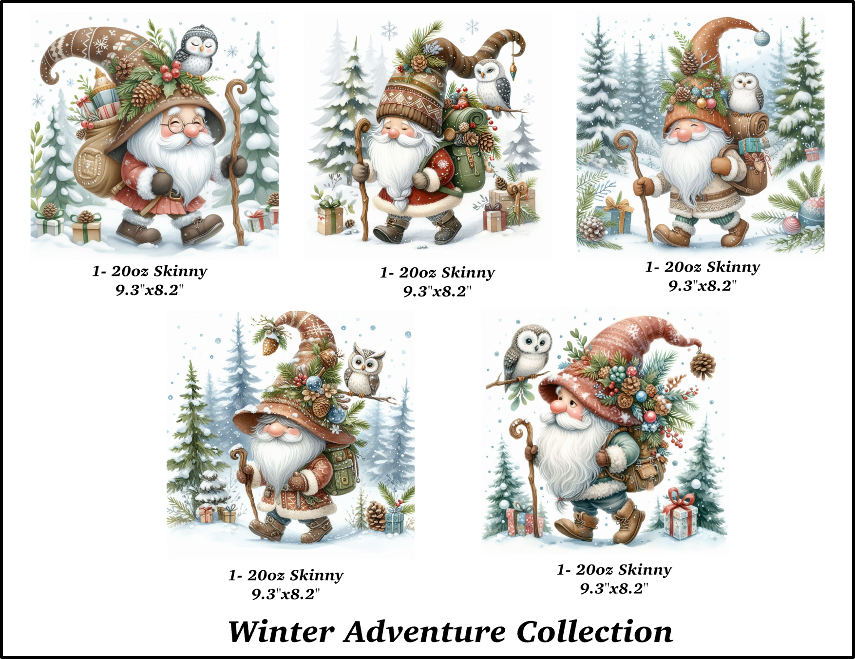 Winter Adventure Gnome Collection