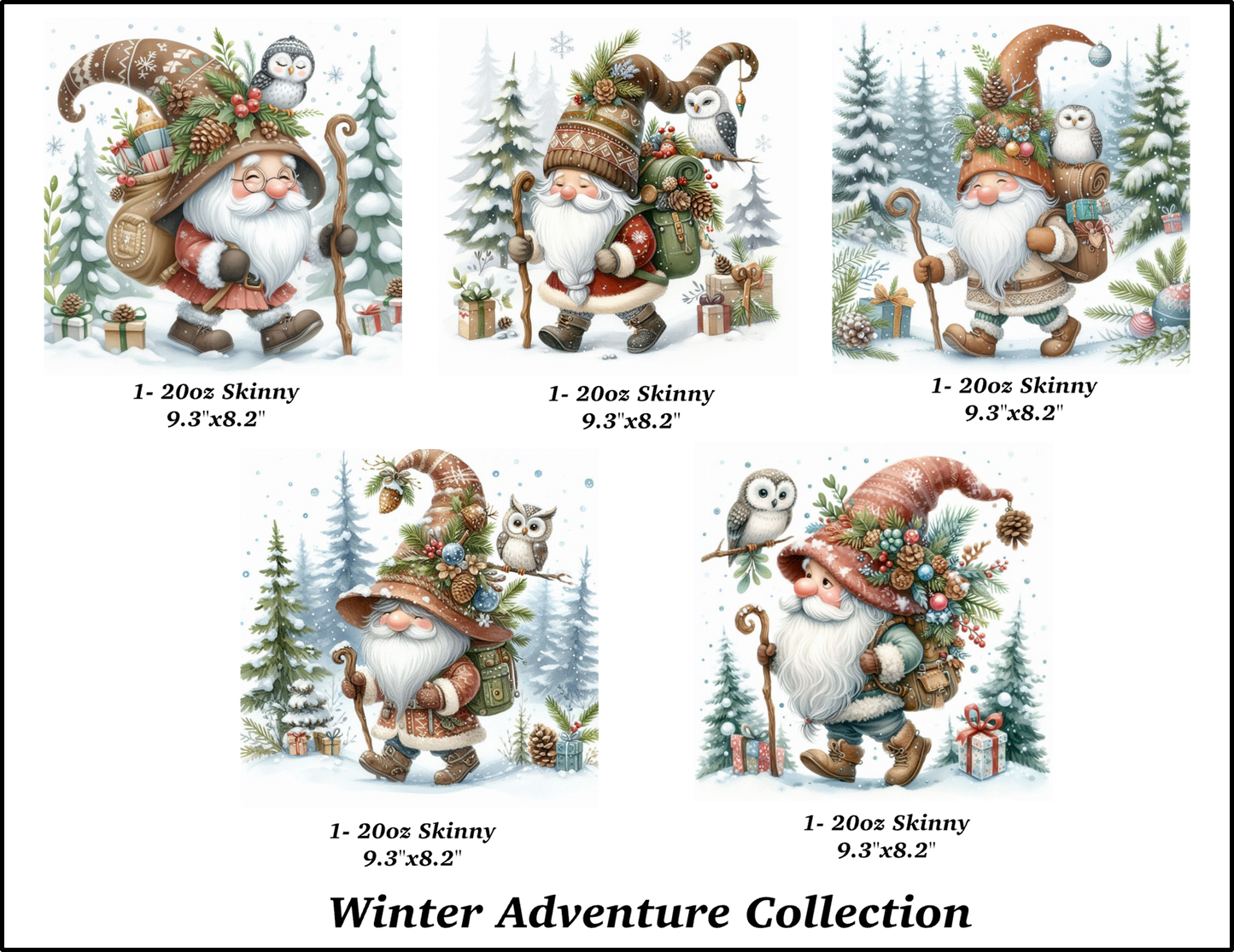 Winter Adventure Gnome Collection