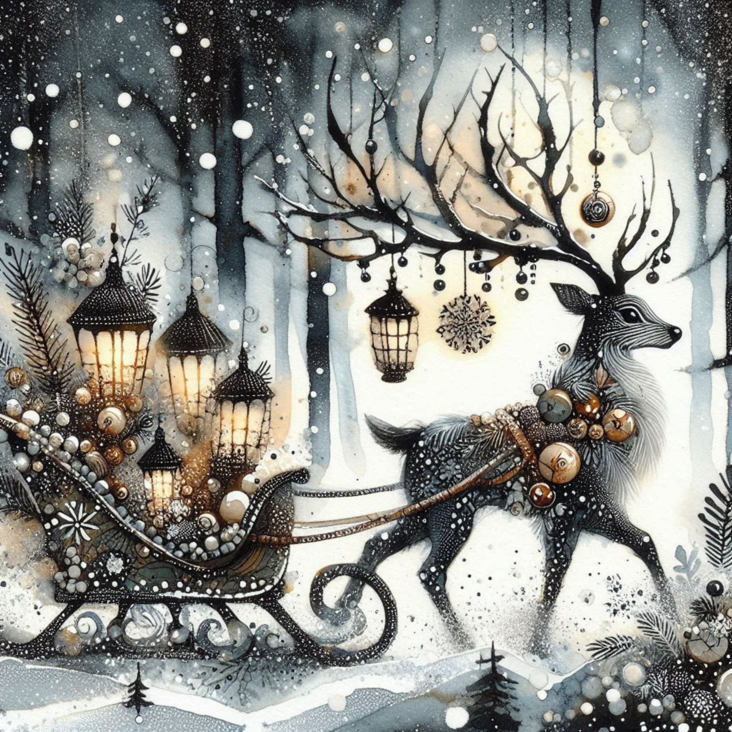 Winter Deer - Vinyl 2