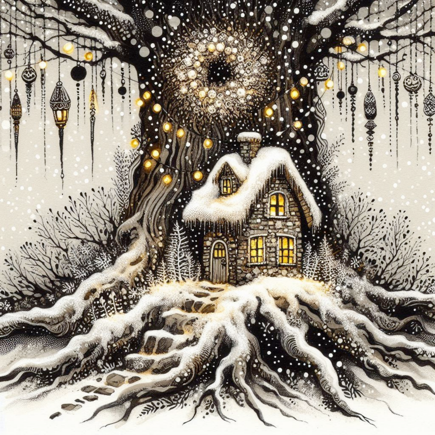 Winter Wonderland Fairy House Collection