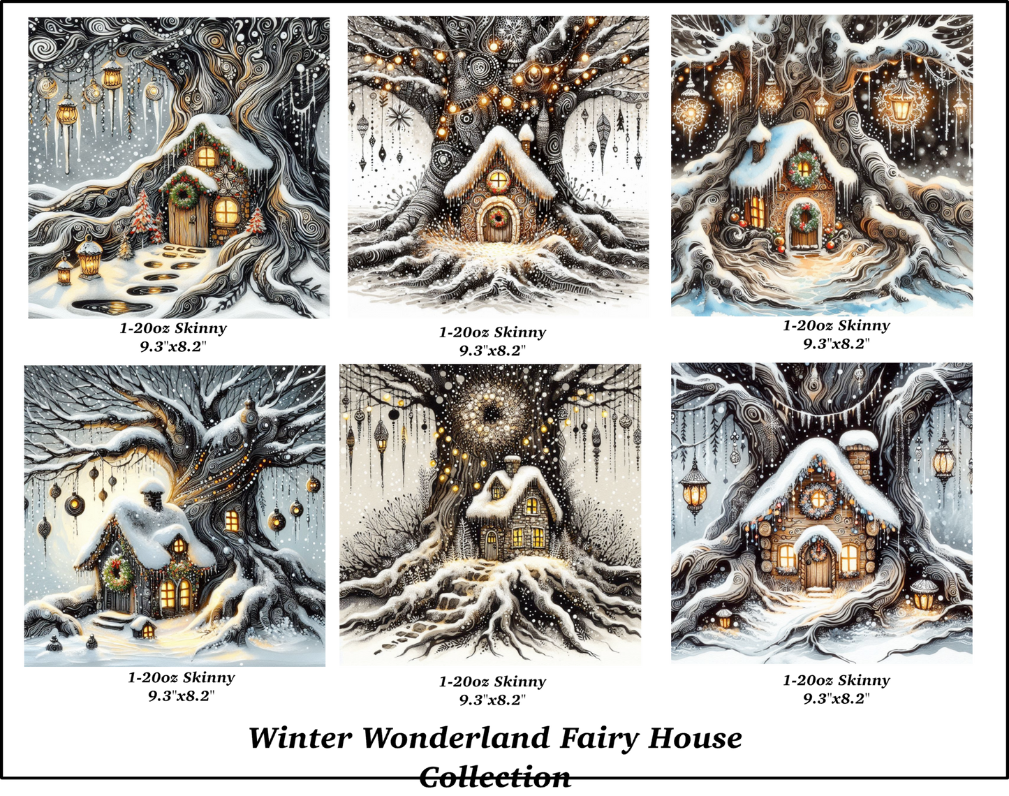 Winter Wonderland Fairy House Collection