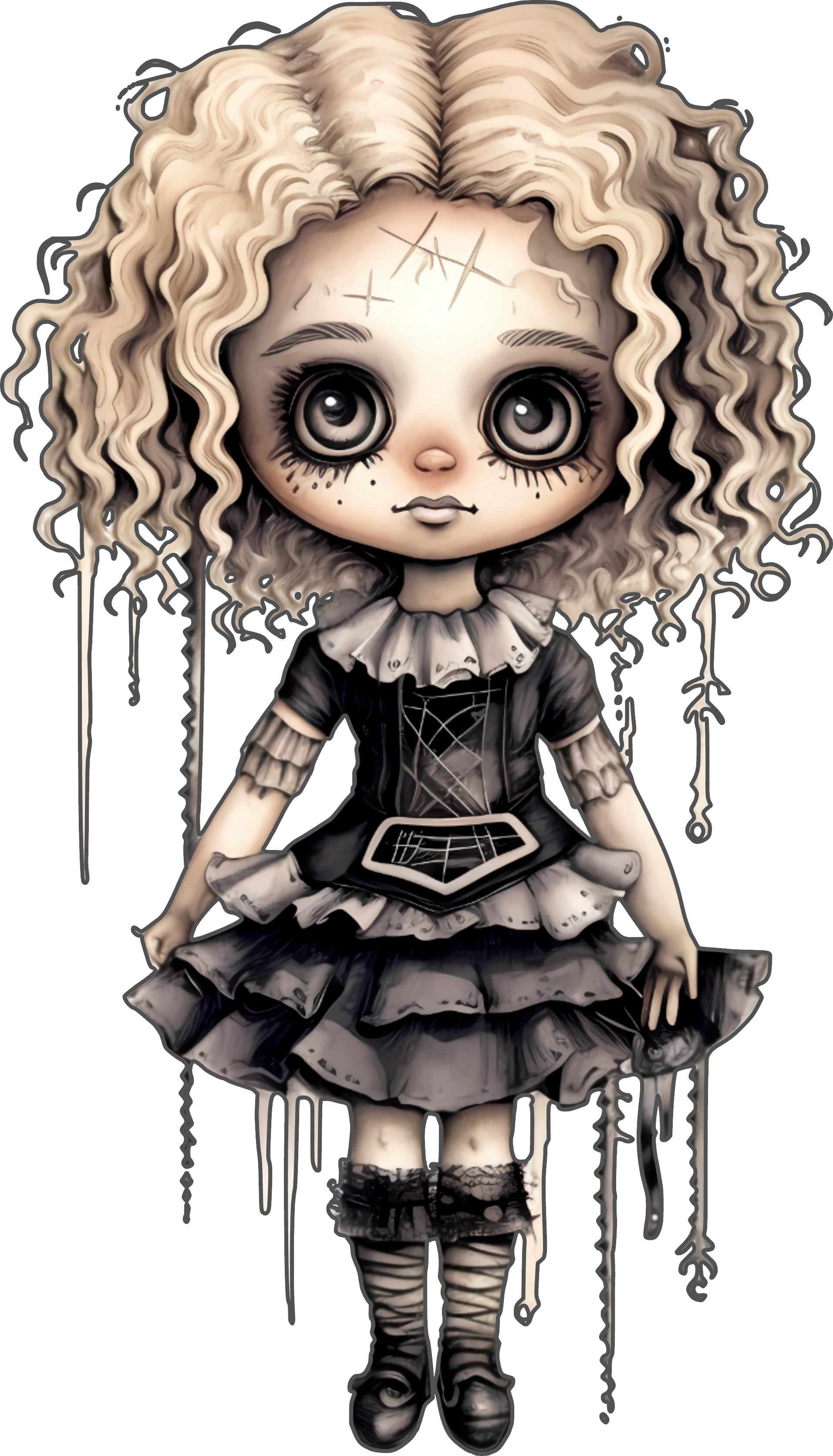 Yellow Haired Dead Doll