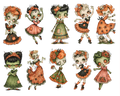 Zombie Doll Element Sheet 1