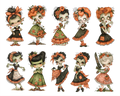 Zombie Doll Element Sheet 2