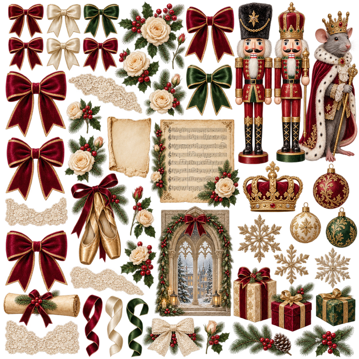 Tarolee's Nutcracker Collection- Element Sheet 1