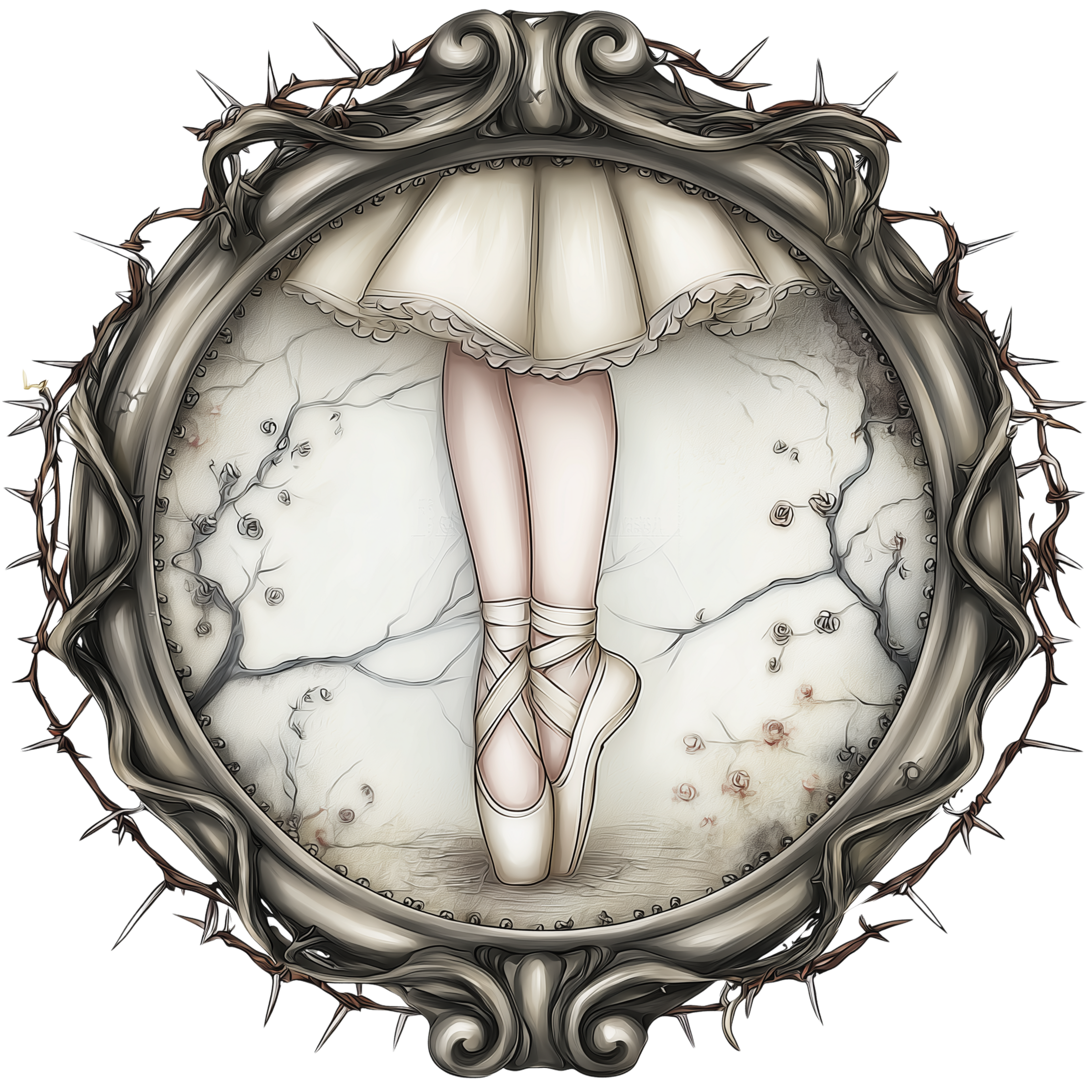 Gothic Christmas Decal 21