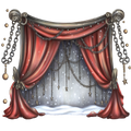 Gothic Christmas Decal 13