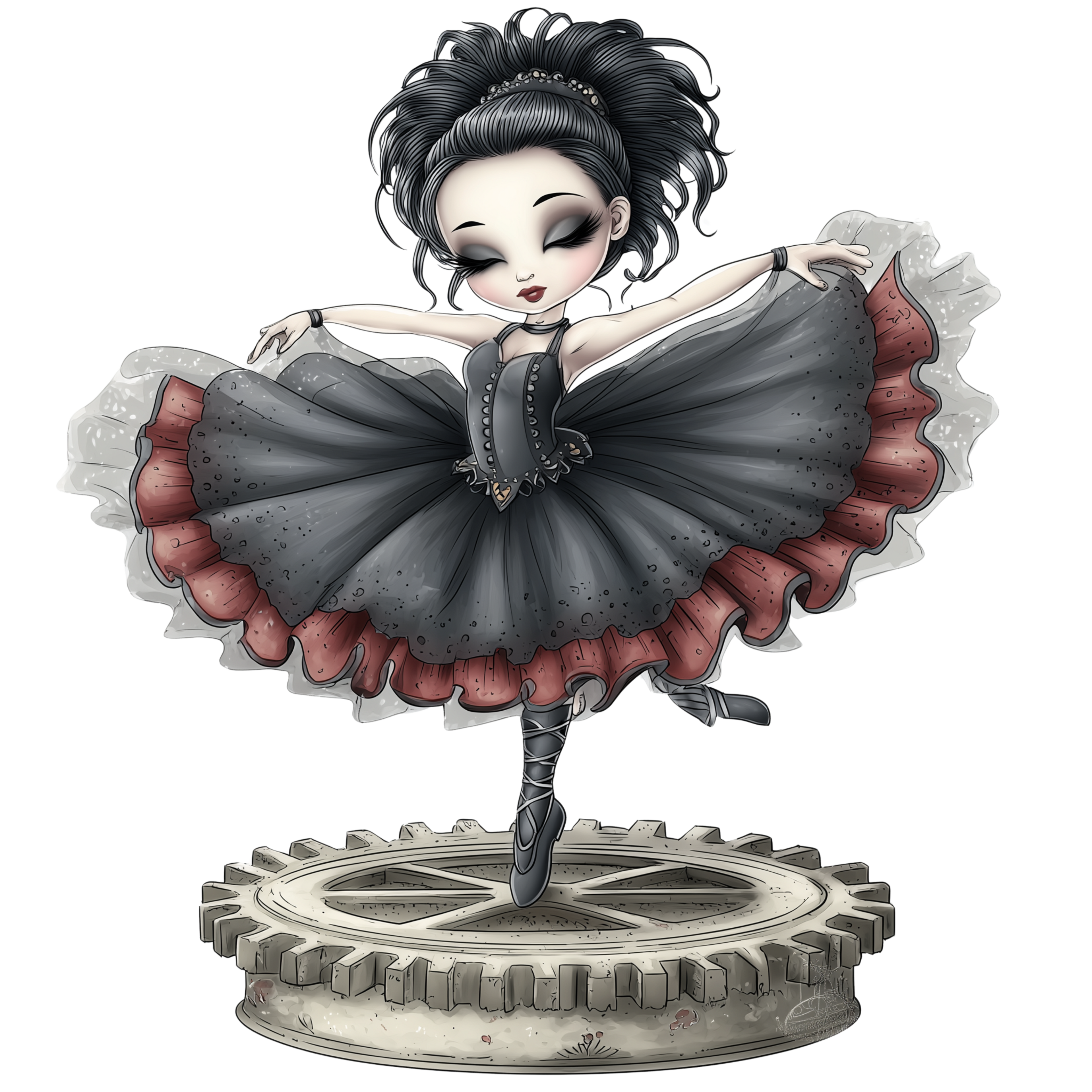 Gothic Christmas Decal 14