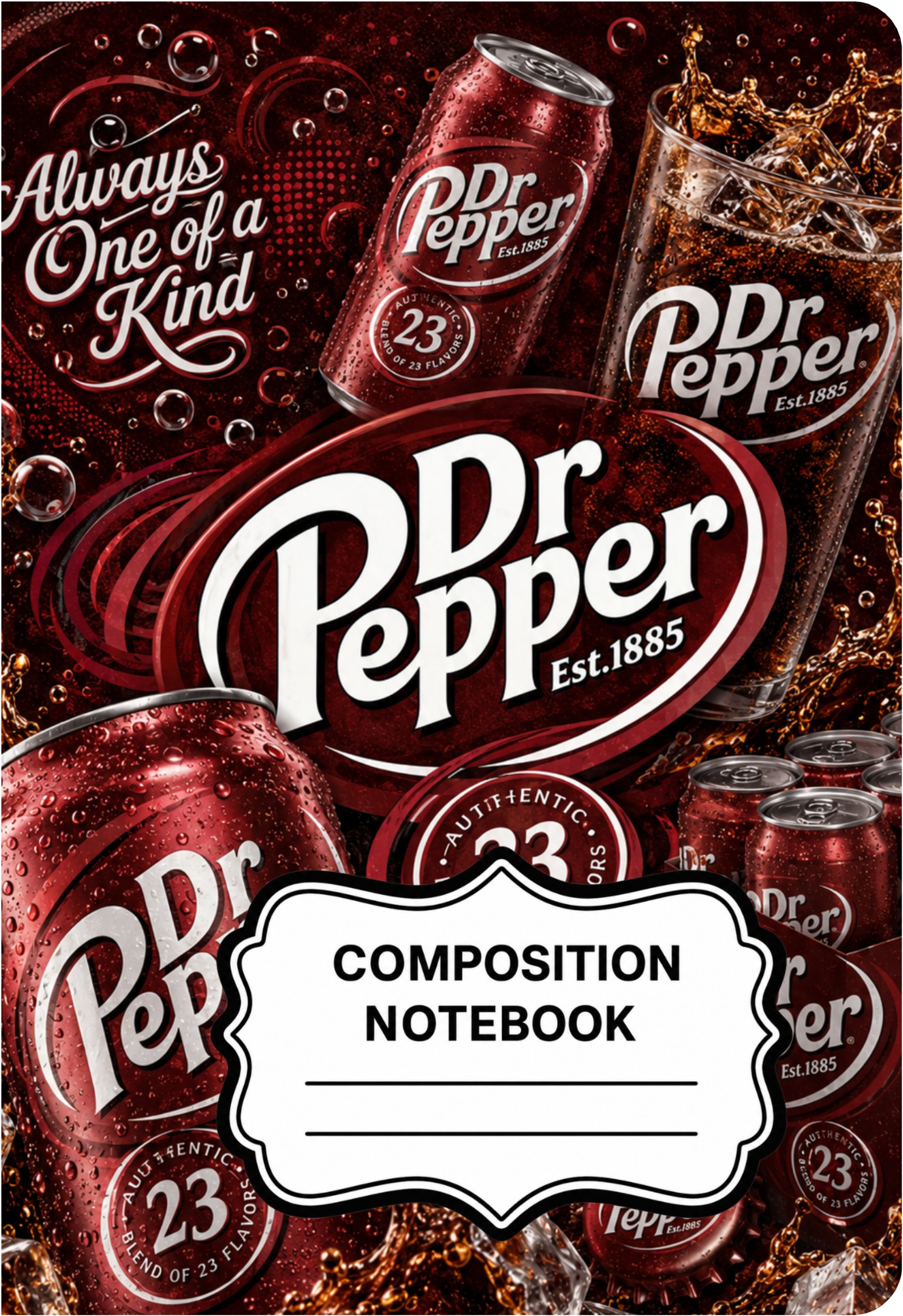 Other Character Themed Composition Notebooks VINYL ONLY