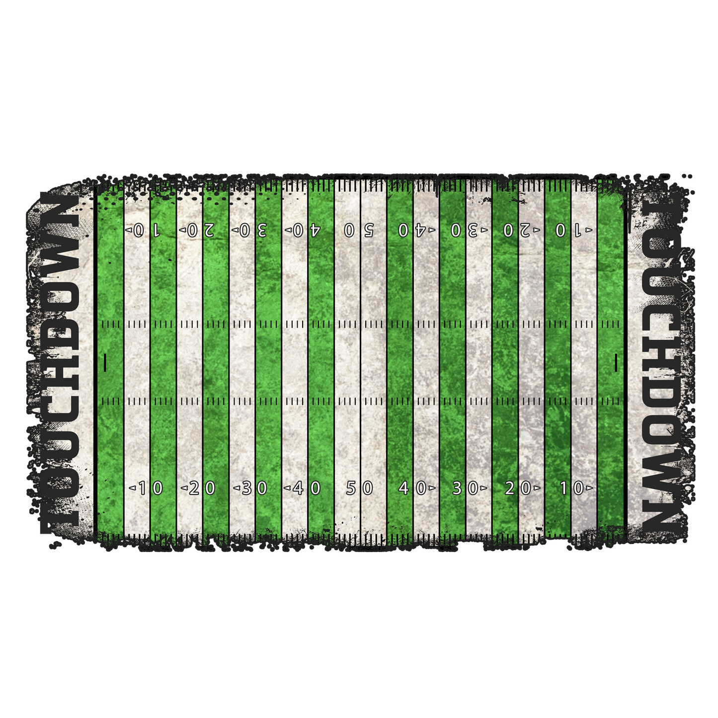 Grungy Football Field Vinyl