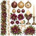 Tarolee's Gothic Christmas- Element Sheet 4
