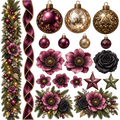 Tarolee's Gothic Christmas- Element Sheet 6