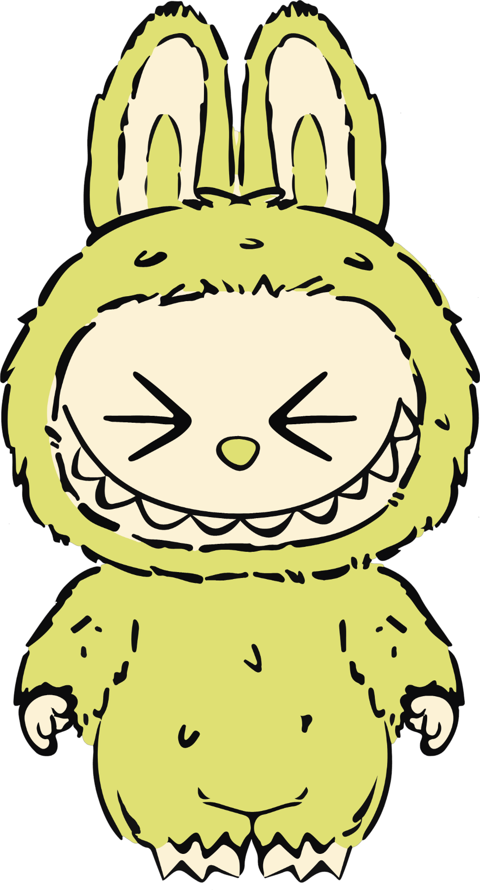 Green Labubu