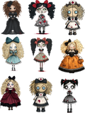 Horror Doll Element Sheet 1