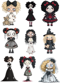 Horror Doll Element Sheet 2