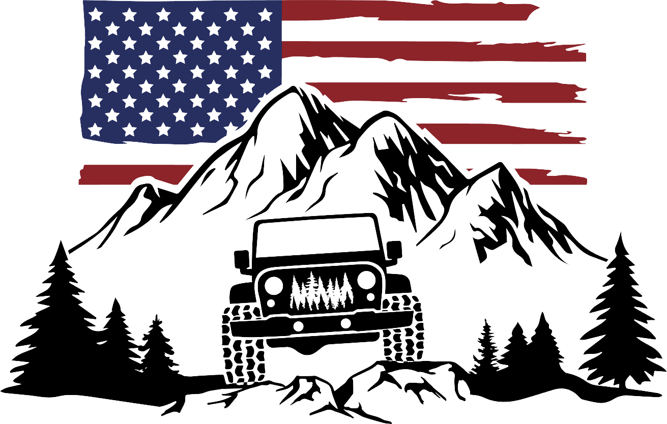 Jeep Mountain Decal