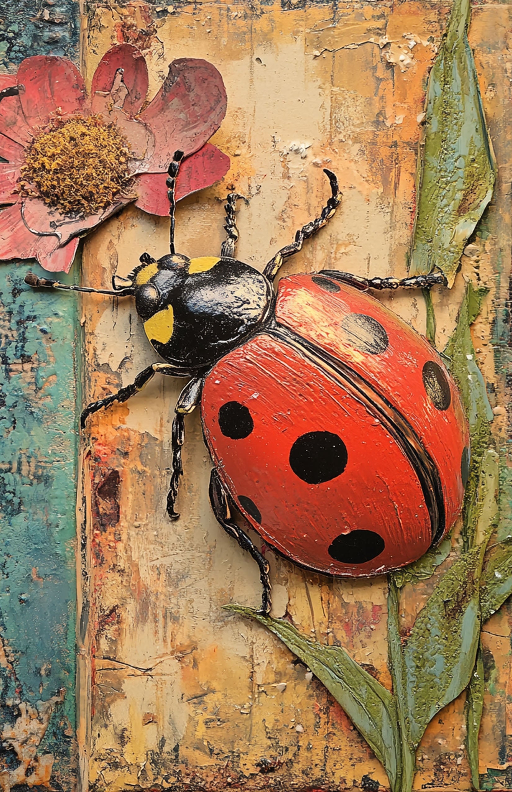 Grungy Ladybug Vinyl 2