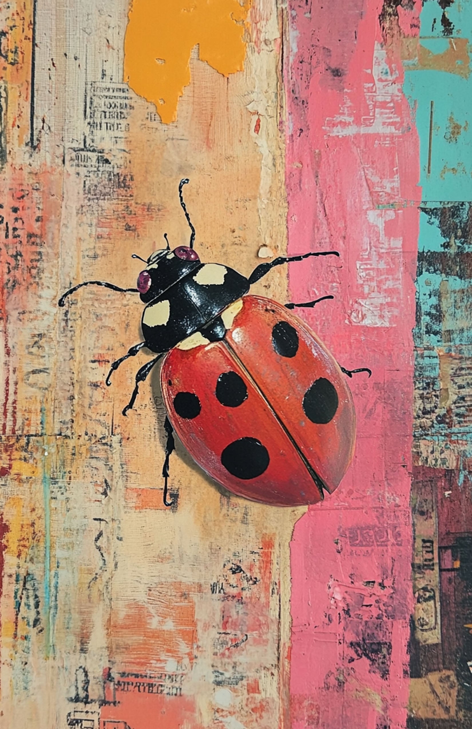 Grungy Ladybug Vinyl 3