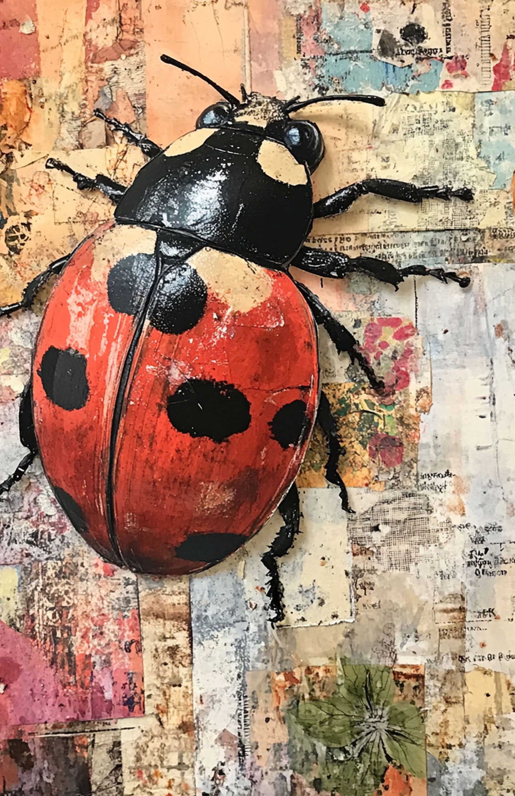 Grungy Ladybug Vinyl 5