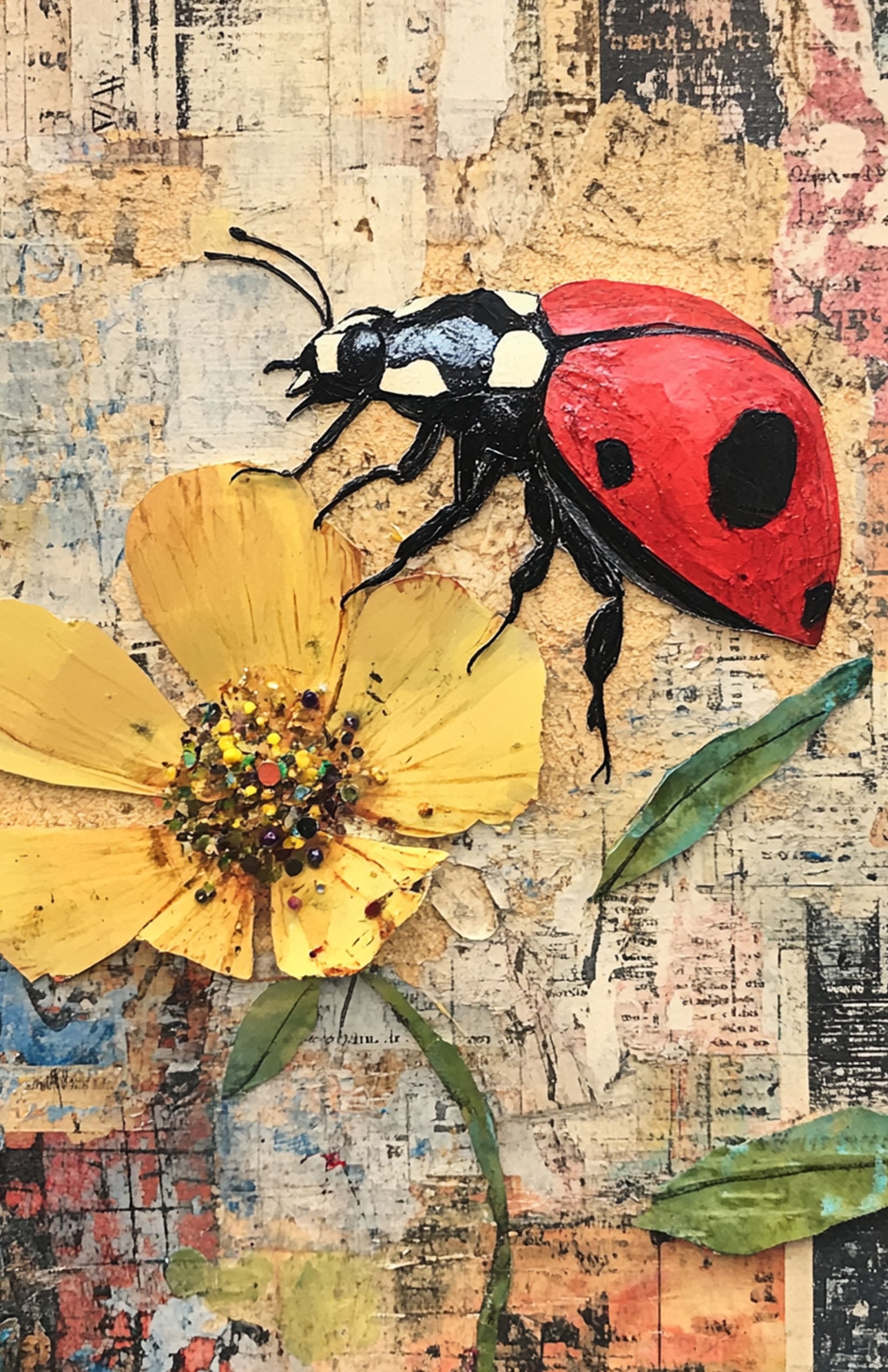 Grungy Ladybug Vinyl 6