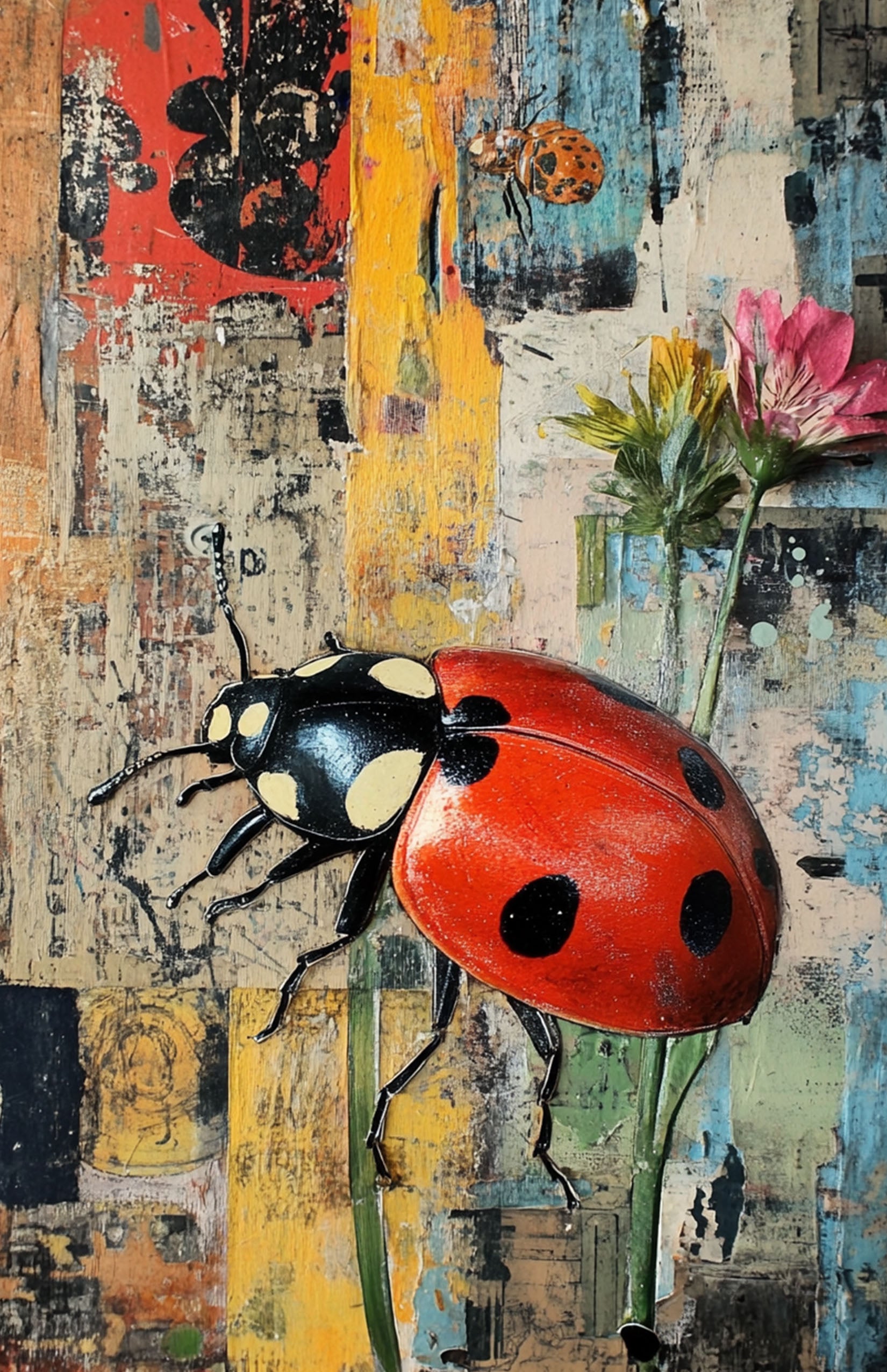 Grungy Ladybug Vinyl 8