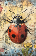 Grungy Ladybug Vinyl 9