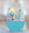 Elsa-Frozen princess wine glass