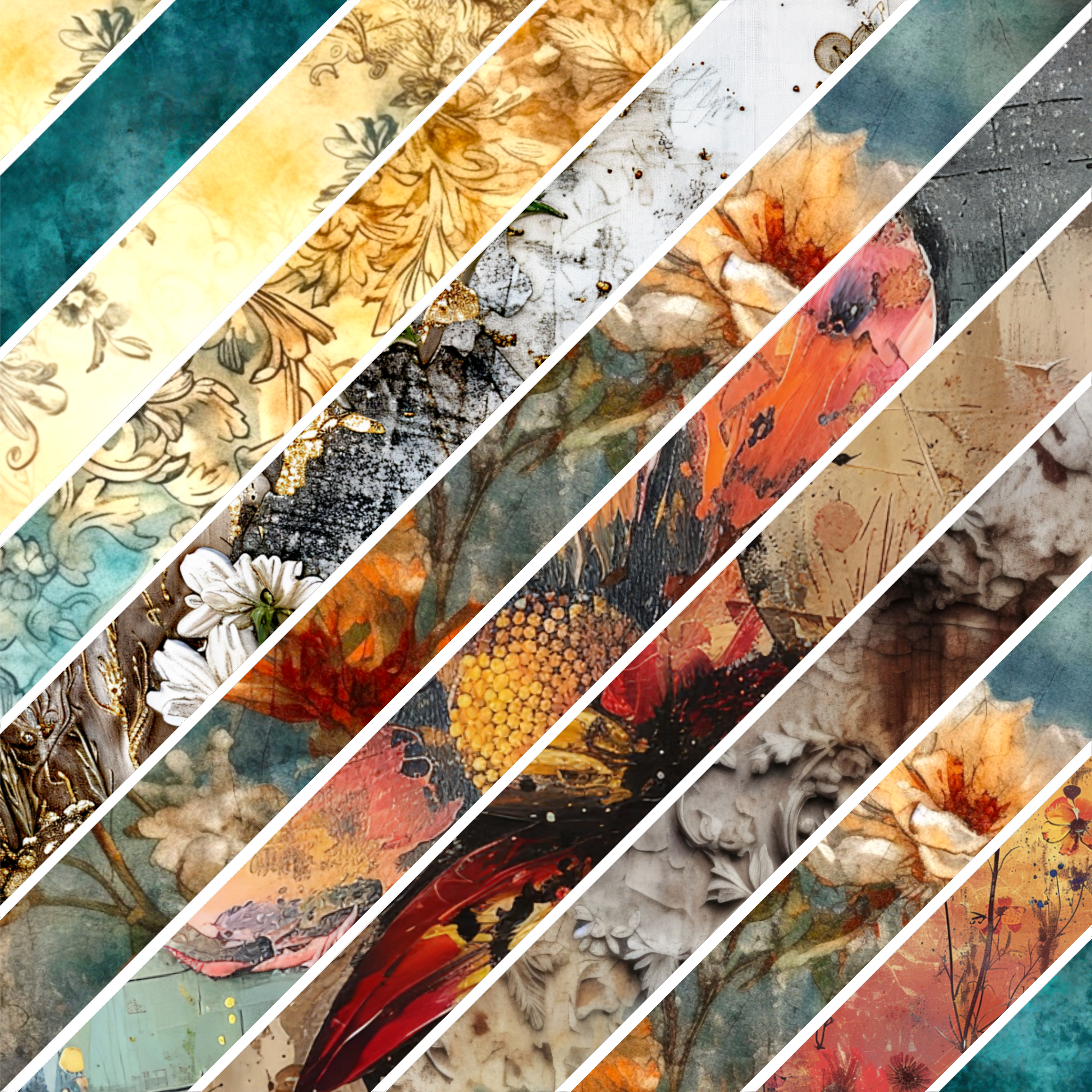 JenniferAnn's Vintage Lace Collection Mixed Media 1