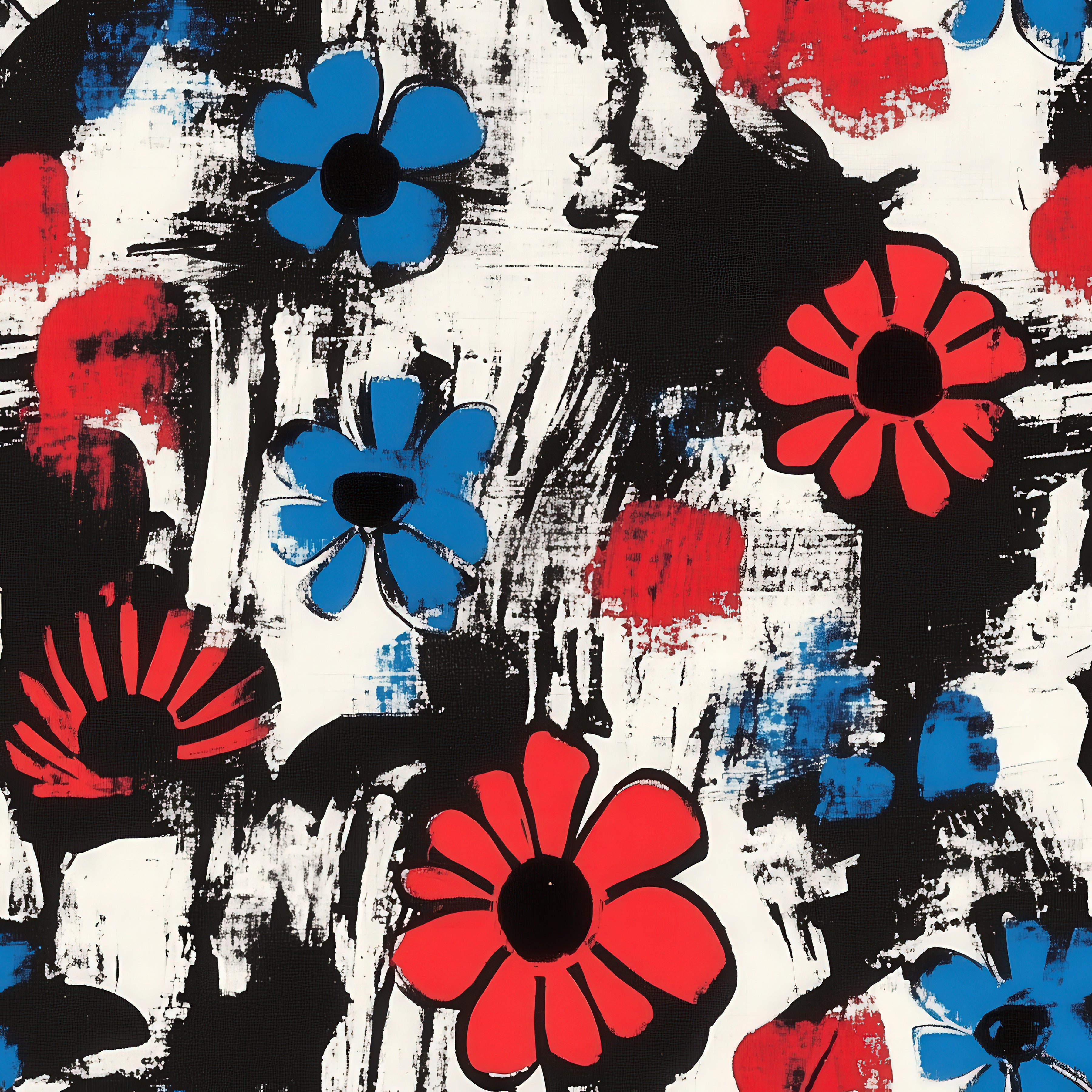 Bright Flower Patriotic Vinyl 2
