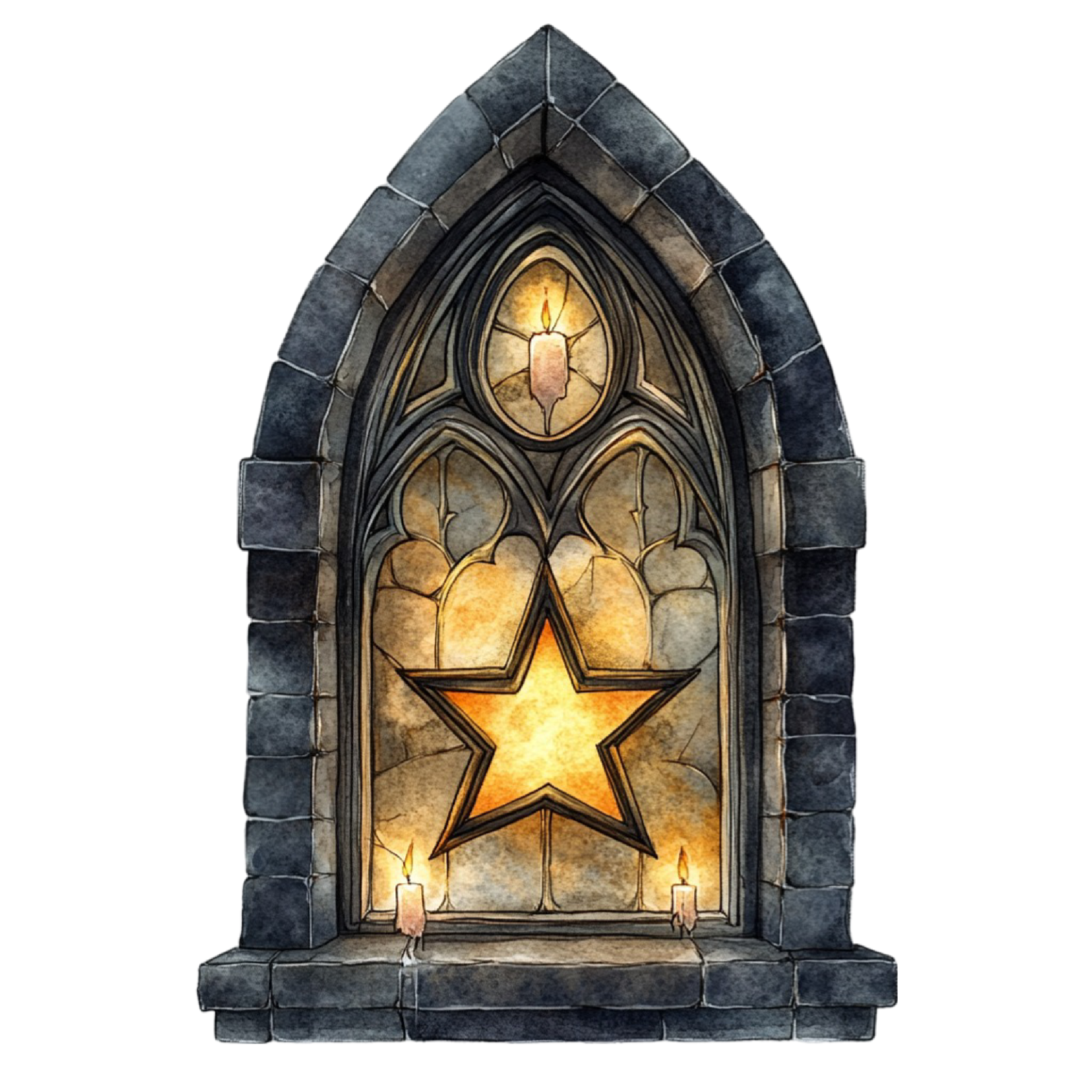 Gothic Christmas Decal 109