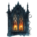 Gothic Christmas Decal 111