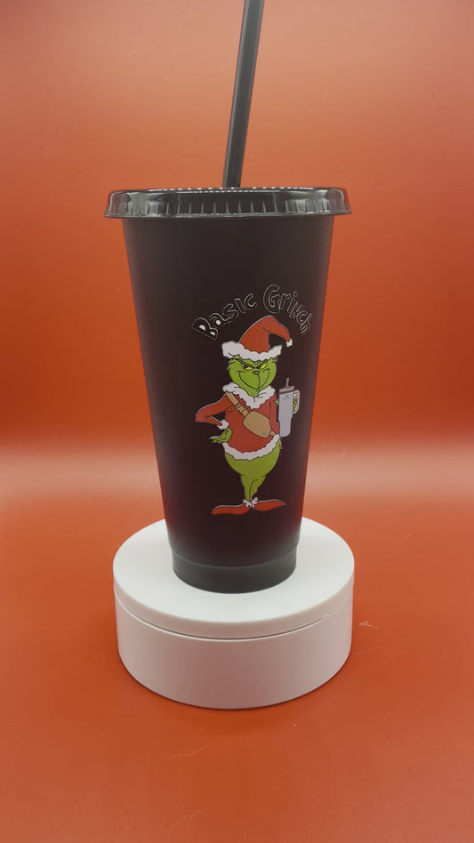 Basic Grinch 24oz cold cup