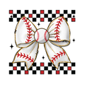 Baseball Bow Vinyl