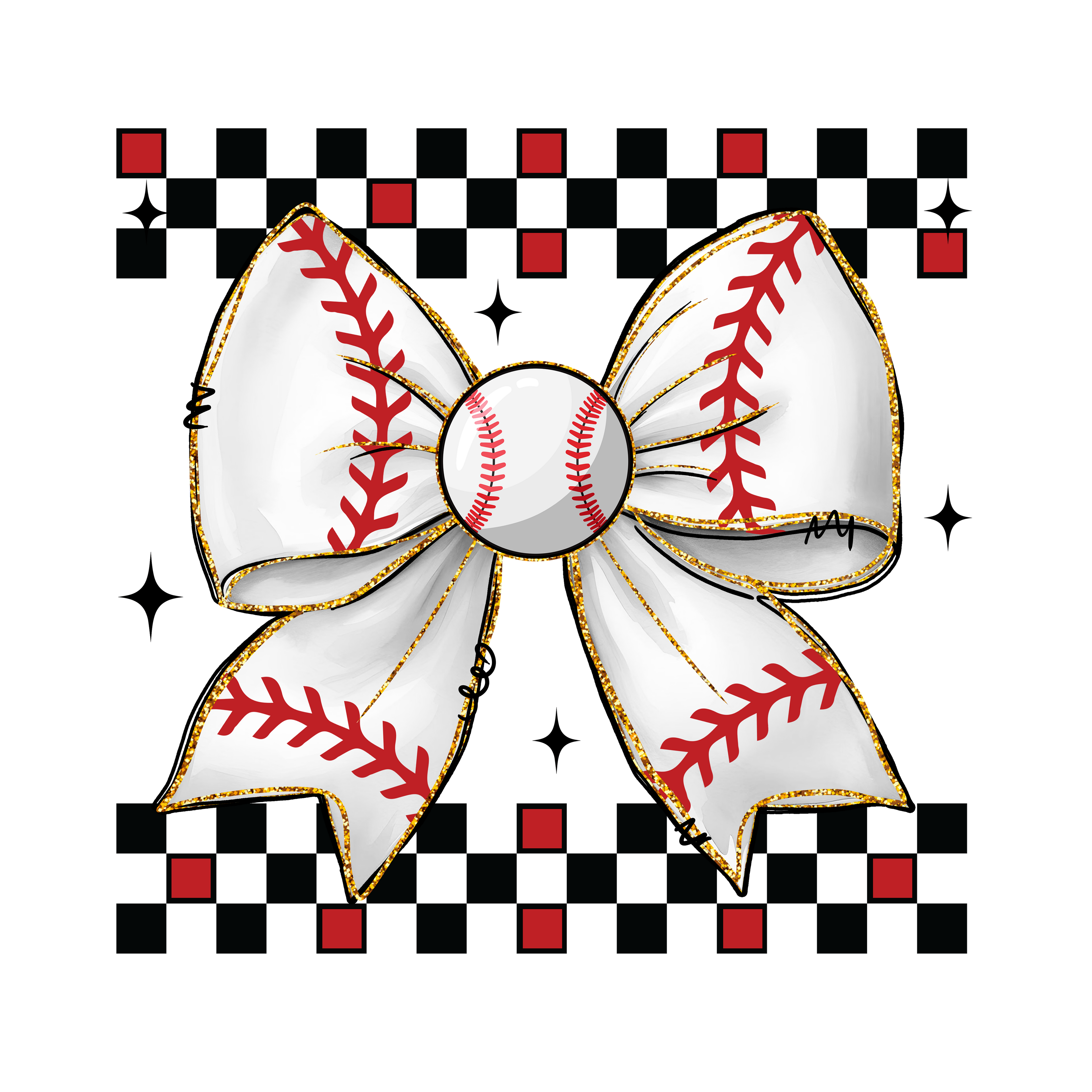 Baseball Bow Vinyl