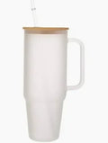 40oz Frosted w/handle