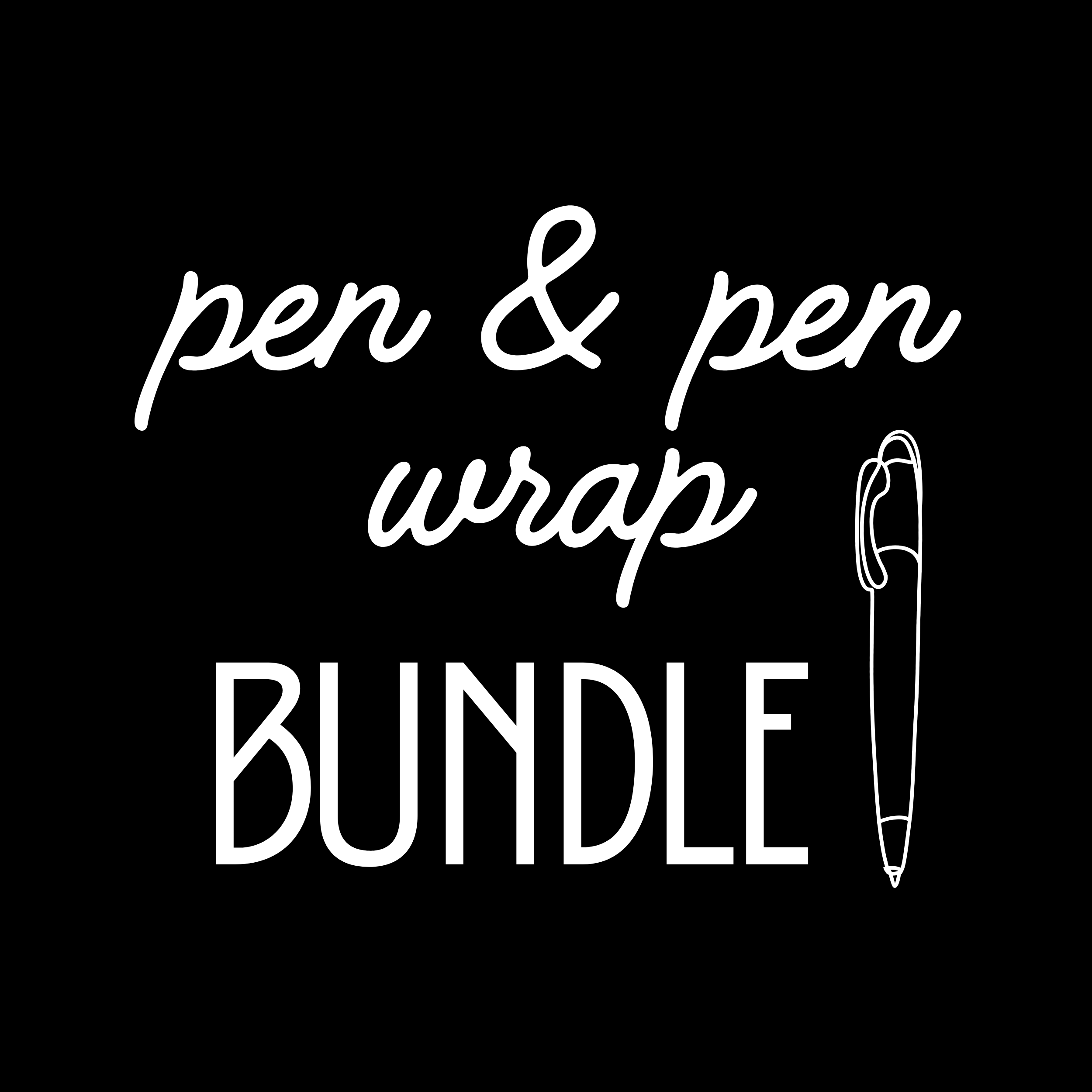 #91 - Pen & Pen Wrap Bundle (Claimed by JennP)